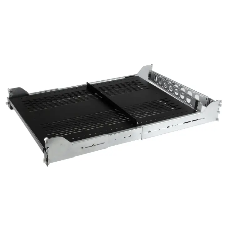 Bandeja Ventilada 2U Deslizante de 19" para Rack de Servidores co..