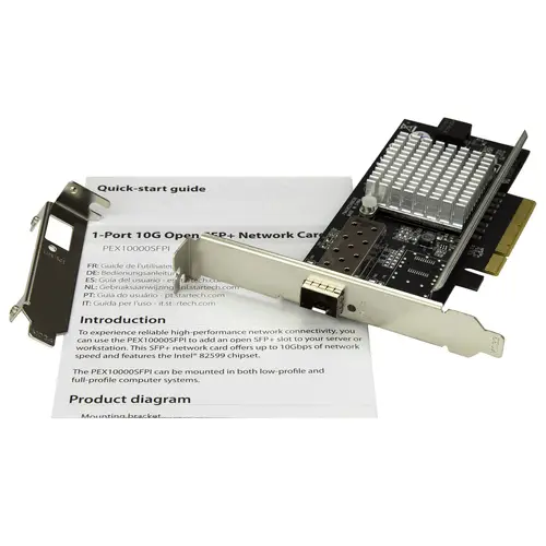 Tarjeta de Red PCI Express 10G con Ranura SFP+ Abierta - Chipset Intel - Multimodo y Monomodo - Imagen 5
