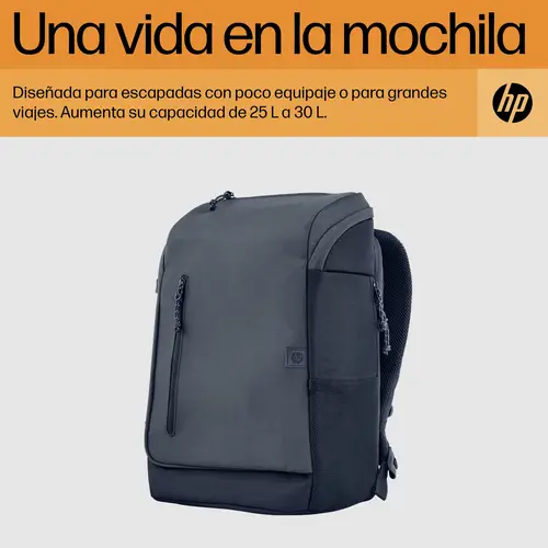 Mochila para portátil Travel de 15,6 pulgadas y 25 litros gris hierro - Imagen 5