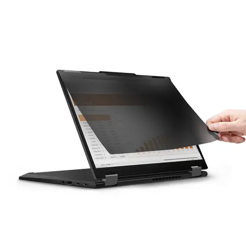 Filtro de Privacidad Brillante para Portátiles Lenovo X13 Yoga Gen 4 Táctil - De Voltear - Transmitancia de Luz del 75% - Filtro de Privacidad Antibrillo - Ángulo de Visión +/- 30 Grados - Imagen 4