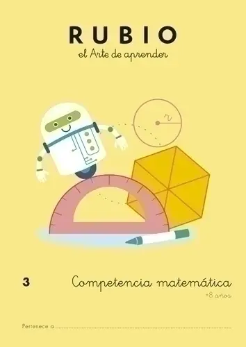 CUADERNO RUBIO A4 COMP.MATEMATICAS 3 - Pack de 5 unidades