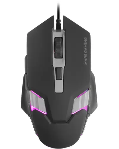 MM024, Ratón Gaming RGB, Sensor Óptico 4000 DPI, Switches Mecánicos Huano, Iluminación RGB Flow, Ajuste On-the-fly 1200 / 2400 / 3200 / 4000 DPI, Compatibilidad Multiplataforma, Negro - Imagen 1