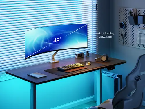 Soporte de escritorio para monitor de 17«-49», blanco - Imagen 11