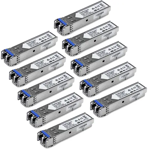 Paquete de 10 Módulos SFP Compatibles con Cisco GLC-LH-SMD - 1000BASE-LX/LH - Fibra Monomodo 1GbE - SFP Ethernet Gigabit 1Gb - LC - 10km - Cisco Firepower/ASR920/IE2000 DDM - Imagen 6