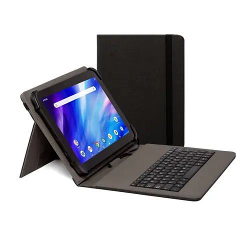 FUNDA TECLADO USB DE 9,7" A 10.5" NEGRA - Imagen 1