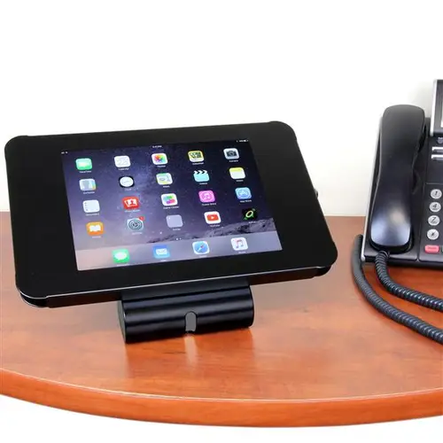 Base de Tablet con Seguro para iPad - de Escritorio o de Montaje en Pared - de Acero - Imagen 5