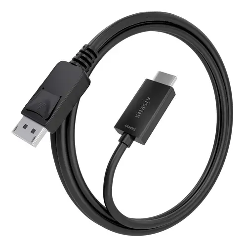 Cable conversor DisplayPort a HDMI 4K@60Hz, DP/M-HDMI/M, Negro, 2.0m - Imagen 2