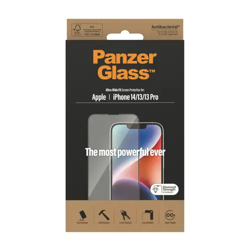 Screen Protector iPhone 14 | 13 | 13 Pro | Ultra-Wide Fit Protector de pantalla Apple 1 pieza(s) - Imagen 3