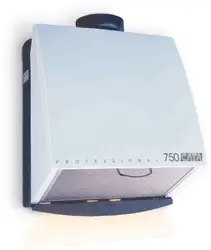Professional 750 L De pared Blanco 700 m³/h