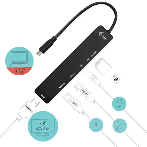USB-C Travel Easy Dock 4K HDMI + Power Delivery 60 W - Imagen 4