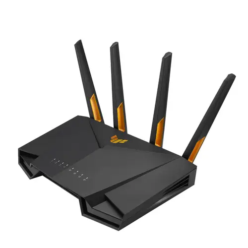 TUF Gaming AX3000 V2 router inalámbrico Gigabit Ethernet Doble banda (2,4 GHz / 5 GHz) Negro, Naranja - Imagen 1