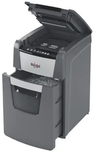 AutoFeed+ 130M triturador de papel Microcorte 55 dB Negro, Gris - Imagen 4