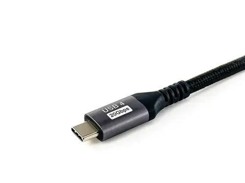 128382 Cable USB4 Gen 2x2 C a C, M/M, 2,0 m, PD 100 W, 4K/60 Hz, 20 Gbps, negro - Imagen 4