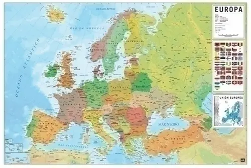 MAPA ERIK MURAL 61x91 F/P EUROPA