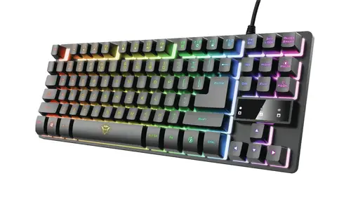 GXT 833 Thado teclado Juego USB Español Negro, Plata - Imagen 1