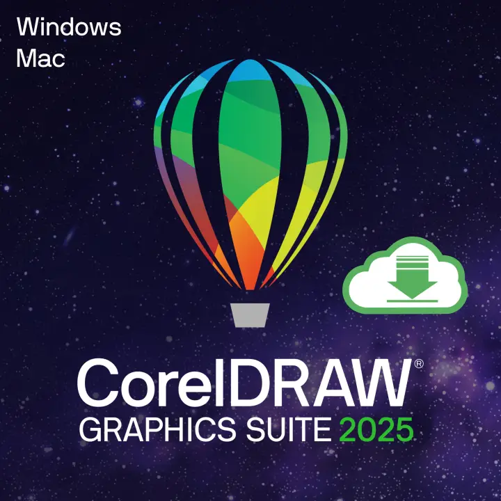 CorelDRAW Graphics Suite 2025 Empresarial 1 licencia(s) Electronic License Delivery (ELD) Checo, Alemán, Holandés, Inglés, Español, Francés, Italiano, Polaco