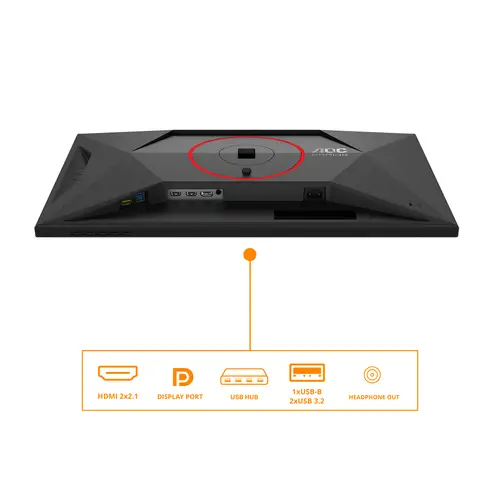 G4 Q27G4SRU pantalla para PC 68,6 cm (27") 2560 x 1440 Pixeles Quad HD LED Negro, Rojo - Imagen 4