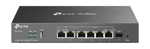 Omada ER707-M2 router 2.5 Gigabit Ethernet, Ethernet rápido, Gigabit Ethernet Negro - Imagen 1