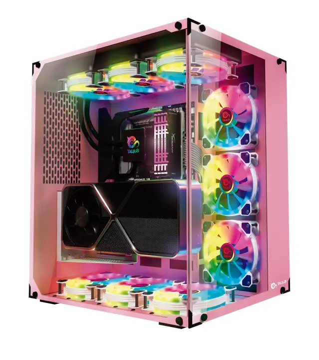 CAJA ATX GAMING CRONOS ORCHID RGB CRISTAL TEMPLADO USB 3.0
