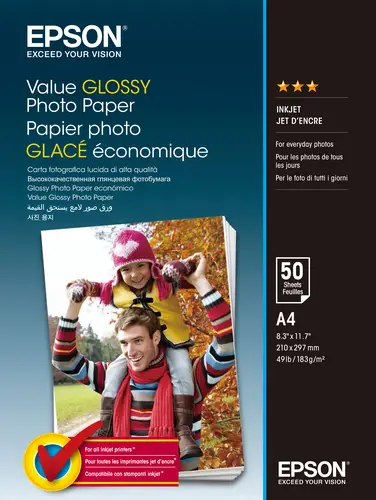Value Glossy Photo Paper - A4 - 20 Hojas - Imagen 2