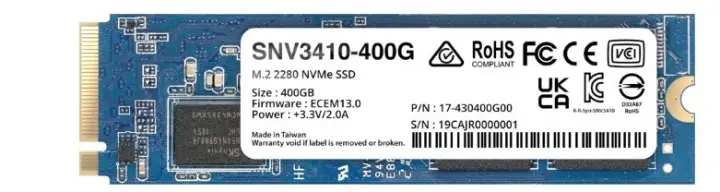 SNV3410 400 GB M.2 PCI Express 3.0 NVMe