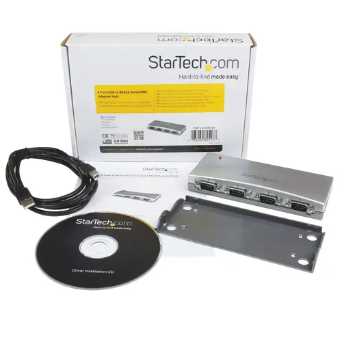 Hub Concentrador USB a 4 Puertos Serie RS232 - Ladrón Serie DB9 - Adaptador USB a Serie - Imagen 4