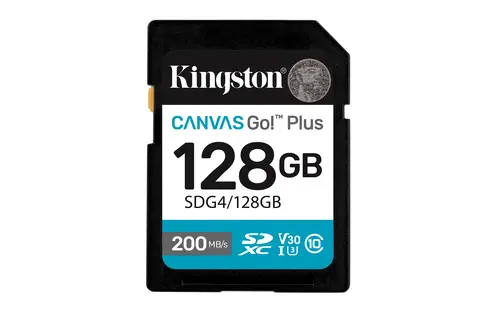 Canvas Go! Plus 128GB SDXC Canvas Go Plus Gen4 200MB/s C10 UHS-I U3 V30 - Imagen 1
