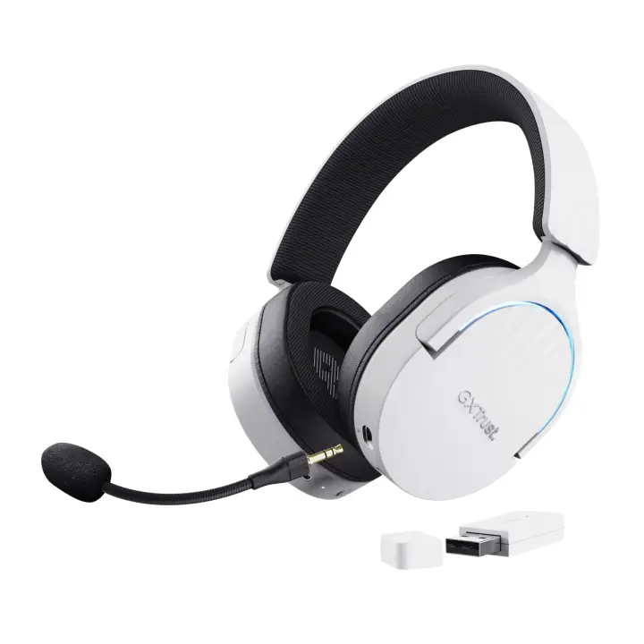 GXT 491W FAYZO Auriculares Inalámbrico y alámbrico Diadema Juego USB Tipo C Bluetooth Negro, Blanco