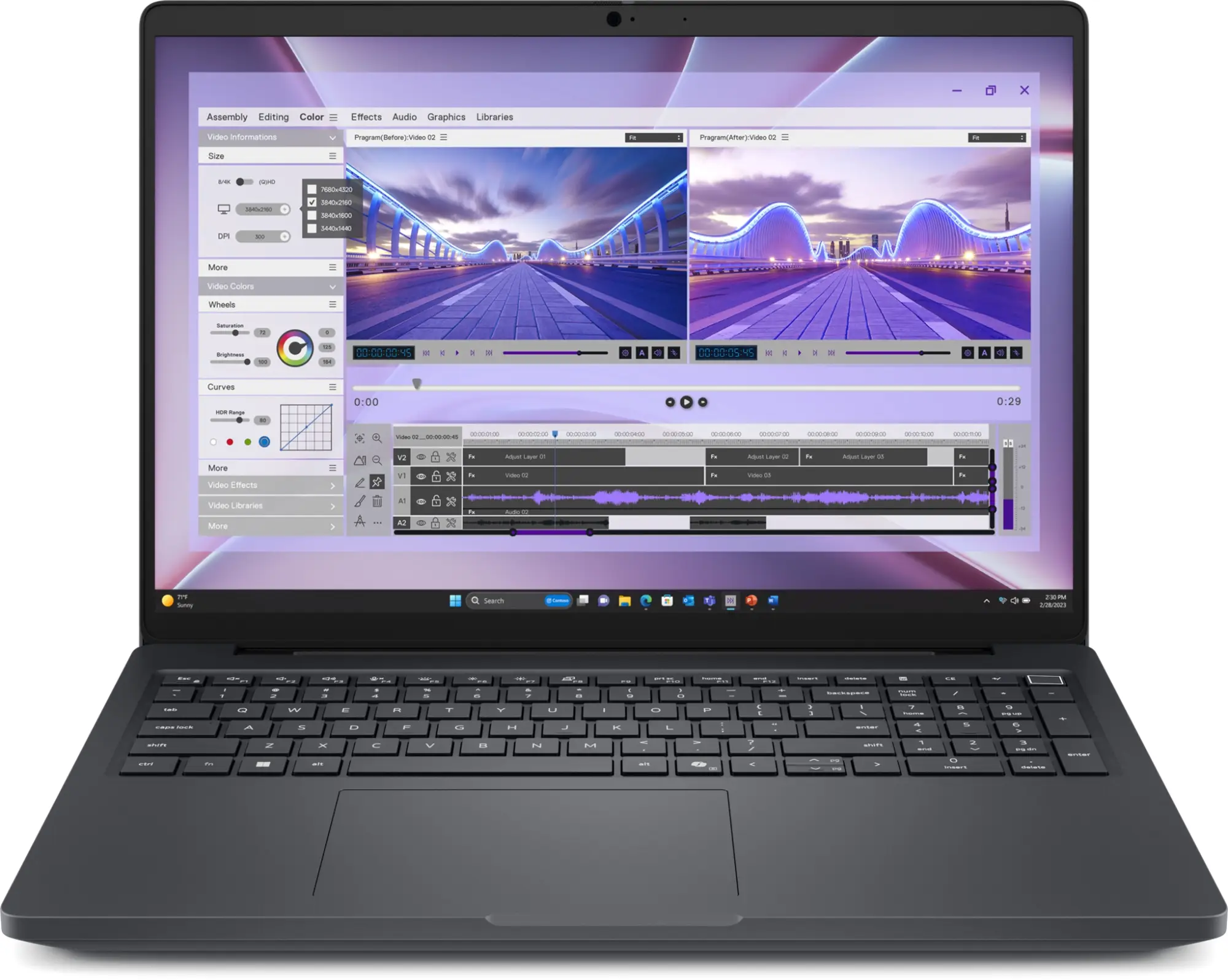 Pro Max 16 MC16250 Intel Core Ultra 7 265H Estación de trabajo móvil 40,6 cm (16") Full HD+ 32 GB DDR5-SDRAM 1 TB SSD NVIDIA RTX PRO 500 Blackwell Wi-Fi 7 (802.11be) Windows 11 Pro Español Negro