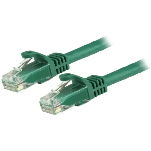 Cable de 5m Verde de Red Gigabit Cat6 Ethernet RJ45 sin Enganche - Snagless - Imagen 1