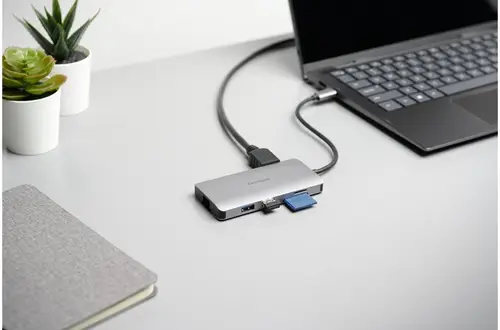 Dock móvil USB-C® sin Driver 8 en 1 UH1400P - Imagen 9