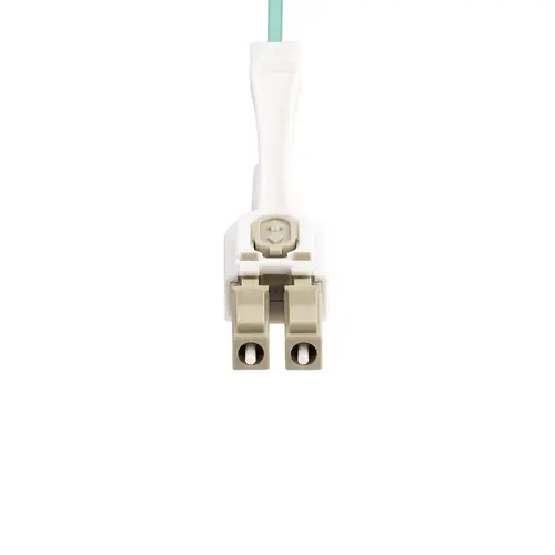 Cable de Fibra Óptica Multimodo LC a LC (UPC) OM4 de 10m - con Pestillos - 50/125µm - Redes de 100G - Resistente a los Dobleces - Low Insertion Loss - LSZH - Imagen 4