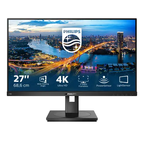 B Line 278B1/00 LED display 68,6 cm (27") 3840 x 2160 Pixeles 4K Ultra HD Negro - Imagen 2