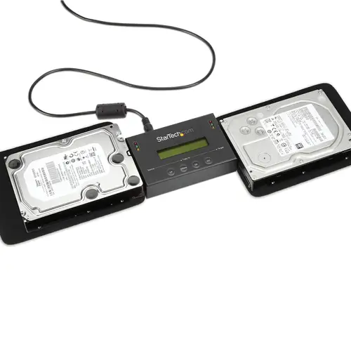 Clonador y Borrador Autónomo 1:1 para Discos Duros SSDs SATA - con Pantalla LCD - TAA - Independiente del Sistema Operativo - Imagen 4