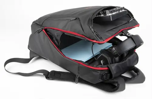 Drakkar KX DK RAGNARR 17' GAMING BACKPAC 43,2 cm (17") Mochila Negro, Rojo - Imagen 6