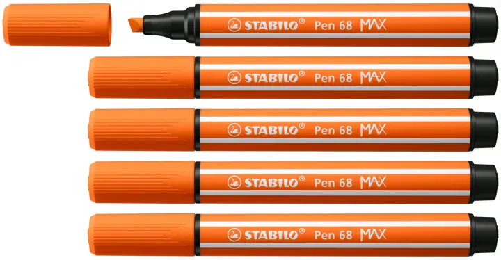 Pen 68 MAX rotulador Naranja 5 pieza(s)