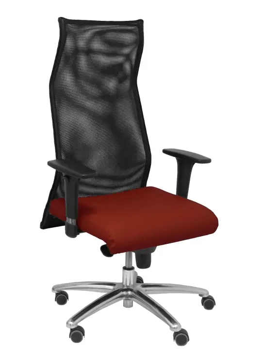 Sillon Sahuco similpiel granate