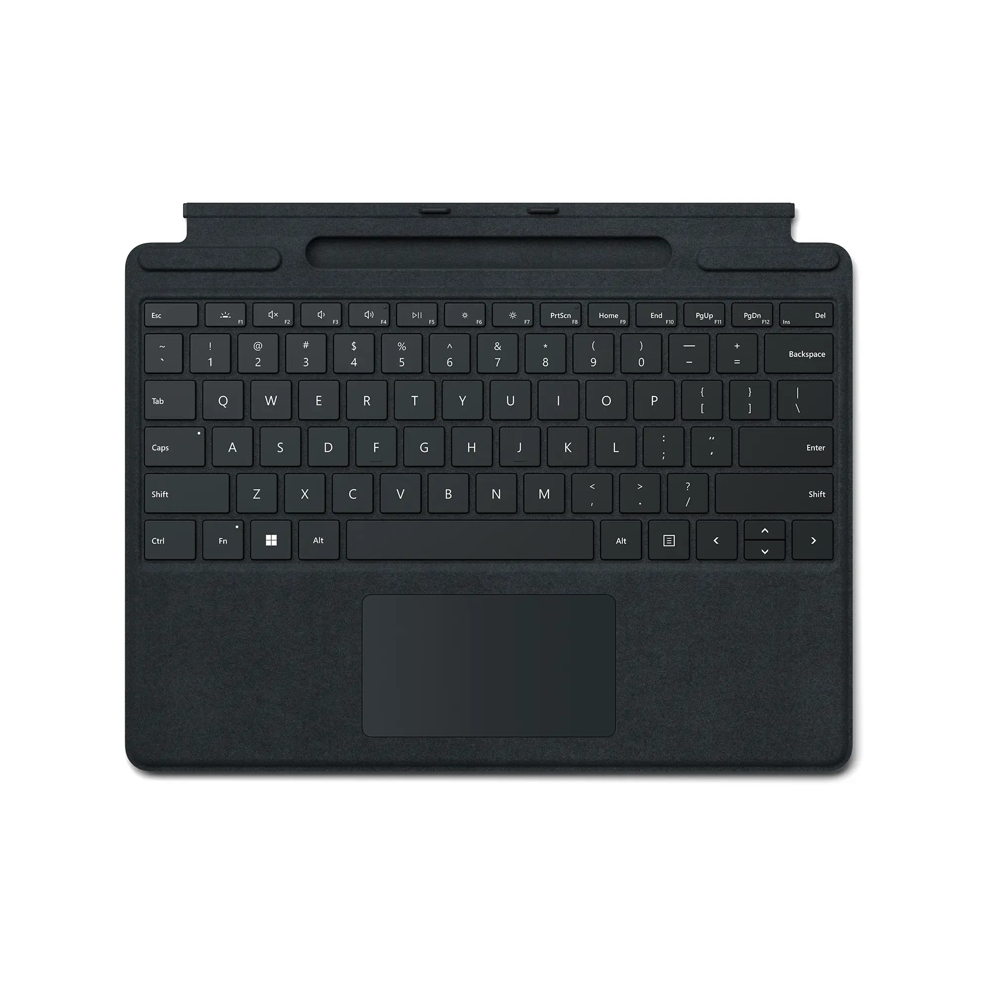Surface Pro Signature Keyboard QWERTY Microsoft Cover port Negro - Imagen 1