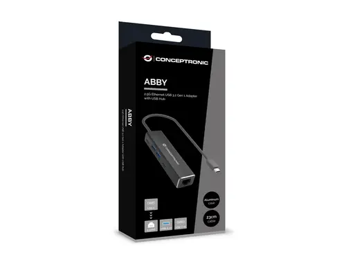ABBY14B base para portátil y replicador de puertos Alámbrico USB 3.2 Gen 1 (3.1 Gen 1) Type-C Gris - Imagen 4