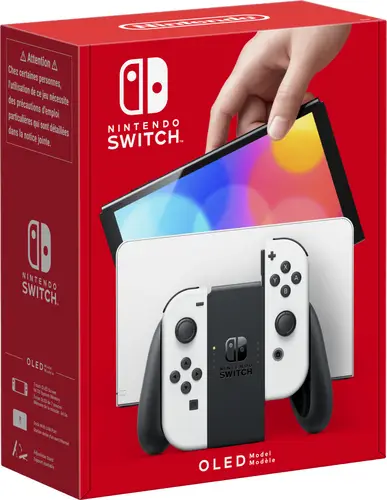 Switch OLED videoconsola portátil 17,8 cm (7") 64 GB Pantalla táctil Wifi Blanco - Imagen 1
