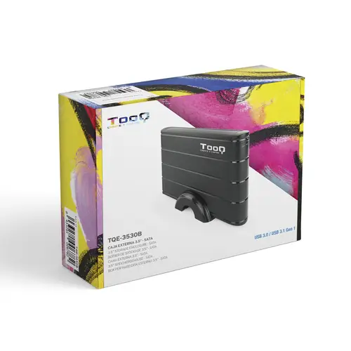 CAJA HDD 3,5" SATA A USB 2.0/3.0 NEGRA - Imagen 6