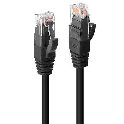 45430 cable de red Negro 0,3 m Cat6 U/UTP (UTP) - Imagen 1
