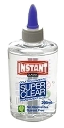COLA TRANSPARENTE INSTANT SUPERCLEAR 266 - Pack de 6 unidades