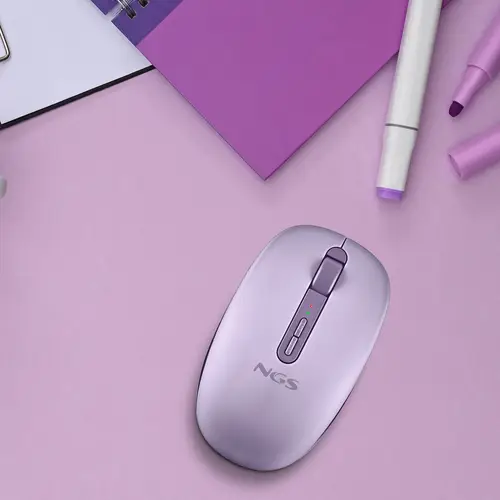 FOG DUAL PURPLE ratón Universal Ambidextro RF Wireless + Bluetooth 1600 DPI - Imagen 5