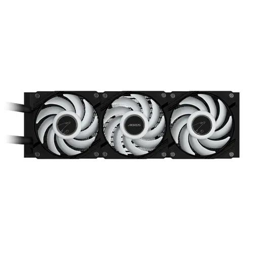 AORUS WATERFORCE II 360 AIO Refrigerador de CPU líquido - 3x ventiladores ARGB de 120 mm, mecanismo de conexión deslizante, DAISY-CHAIN, compatible con Intel LGA 1851 y AMD AM5 - Imagen 5