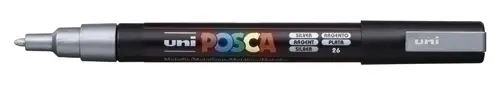 ROTUL.UNI-POSCA PC-3M  PLATA