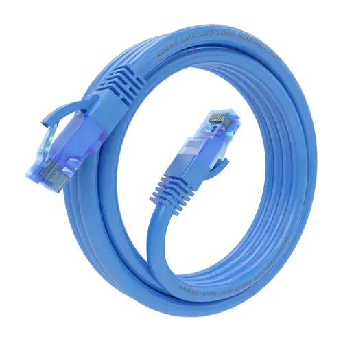 Cable De Red Latiguillo RJ45 Cat.6 UTP AWG26 CCA, Azul, 3.0 m - Imagen 2
