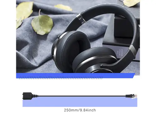 147944 cable de audio 0,25 m RJ-9 2 x 3.5mm Negro - Imagen 4