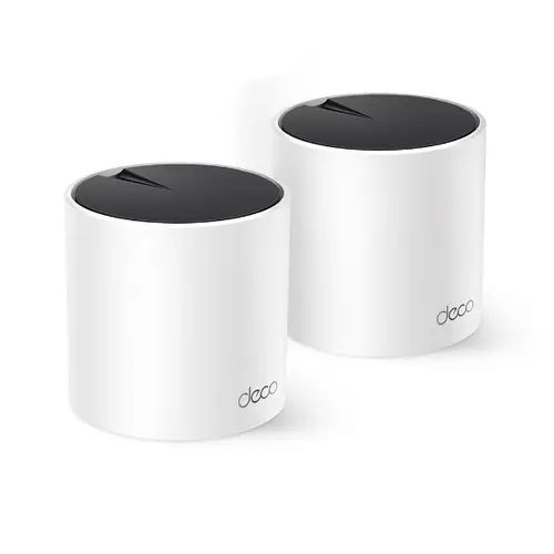 DECO X55 (2-Pack) Doble banda (2,4 GHz / 5 GHz) Wi-Fi 6 (802.11ax) Blanco 3 Interno - Imagen 1