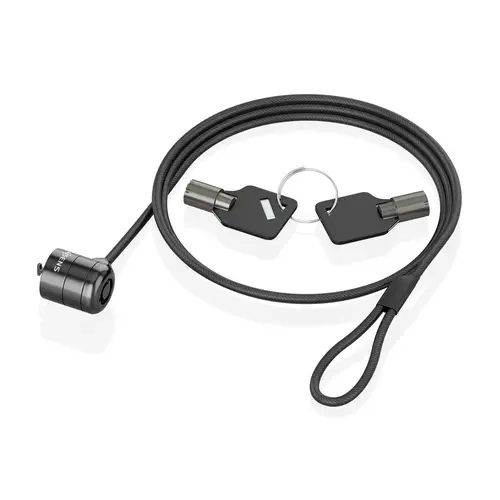 Cable de seguridad con cerradura de llave para ordenador, monitor, portátil 1.5m - Imagen 4
